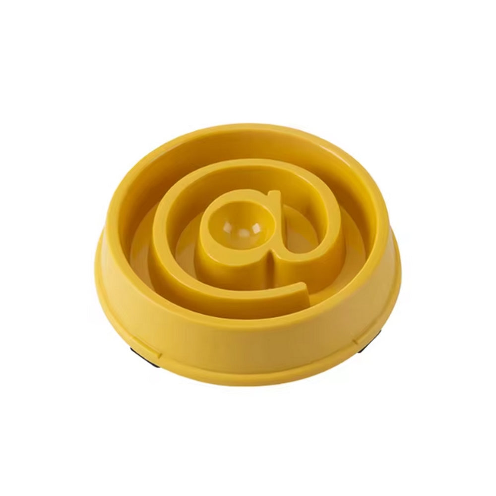 Gamelle pour chien jaune