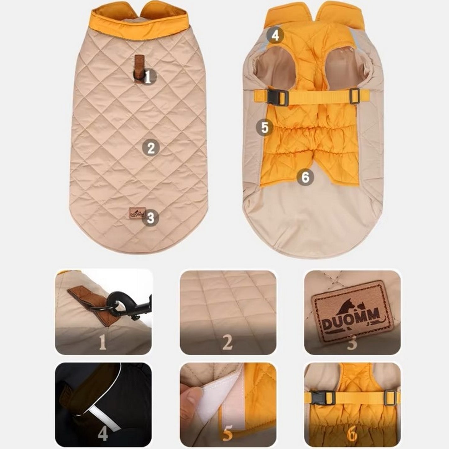 Manteau chaud pour grand chien XXL