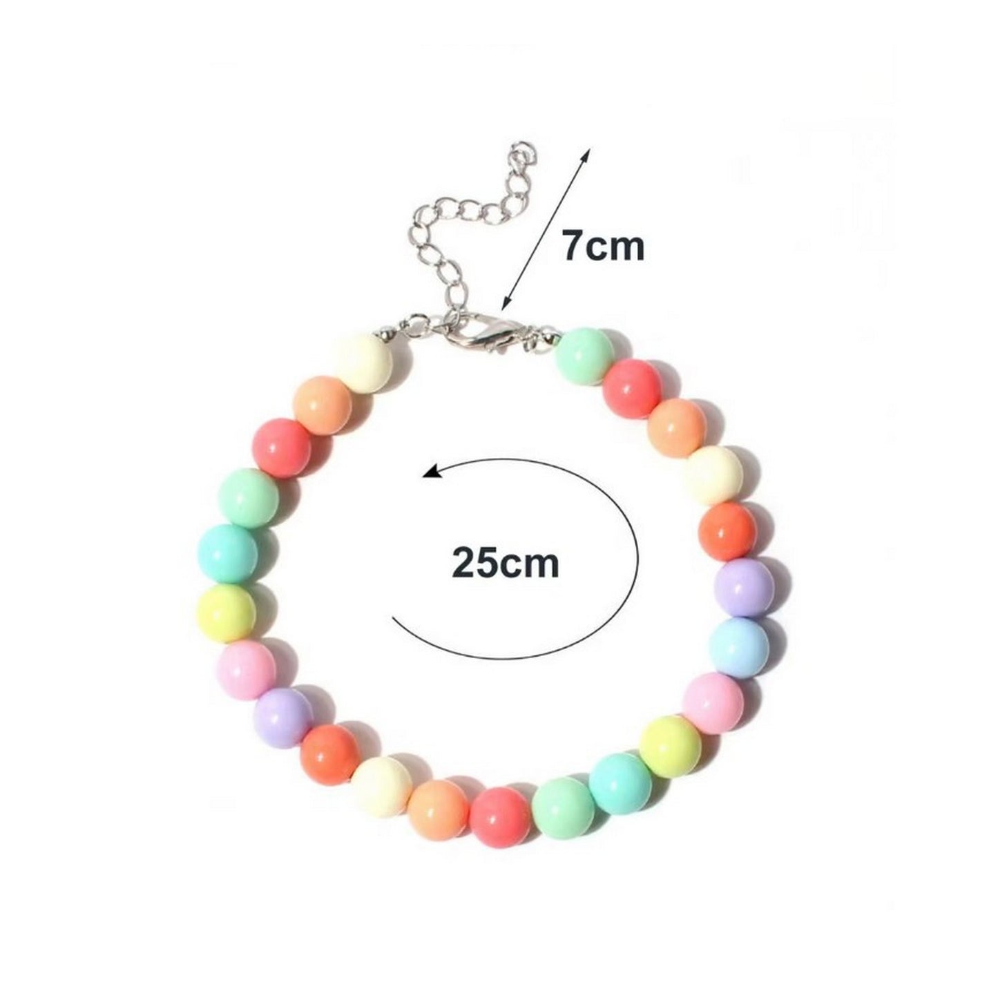 collier perle coloré pour chien