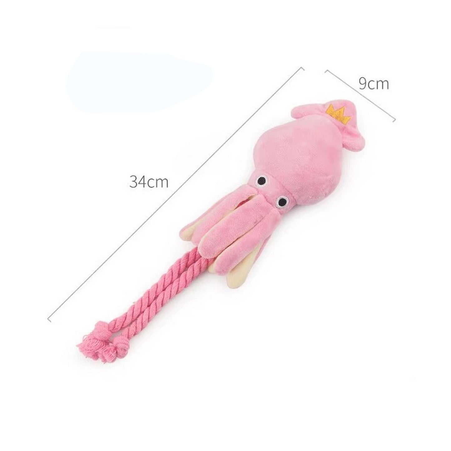 Jouet camar chien rose