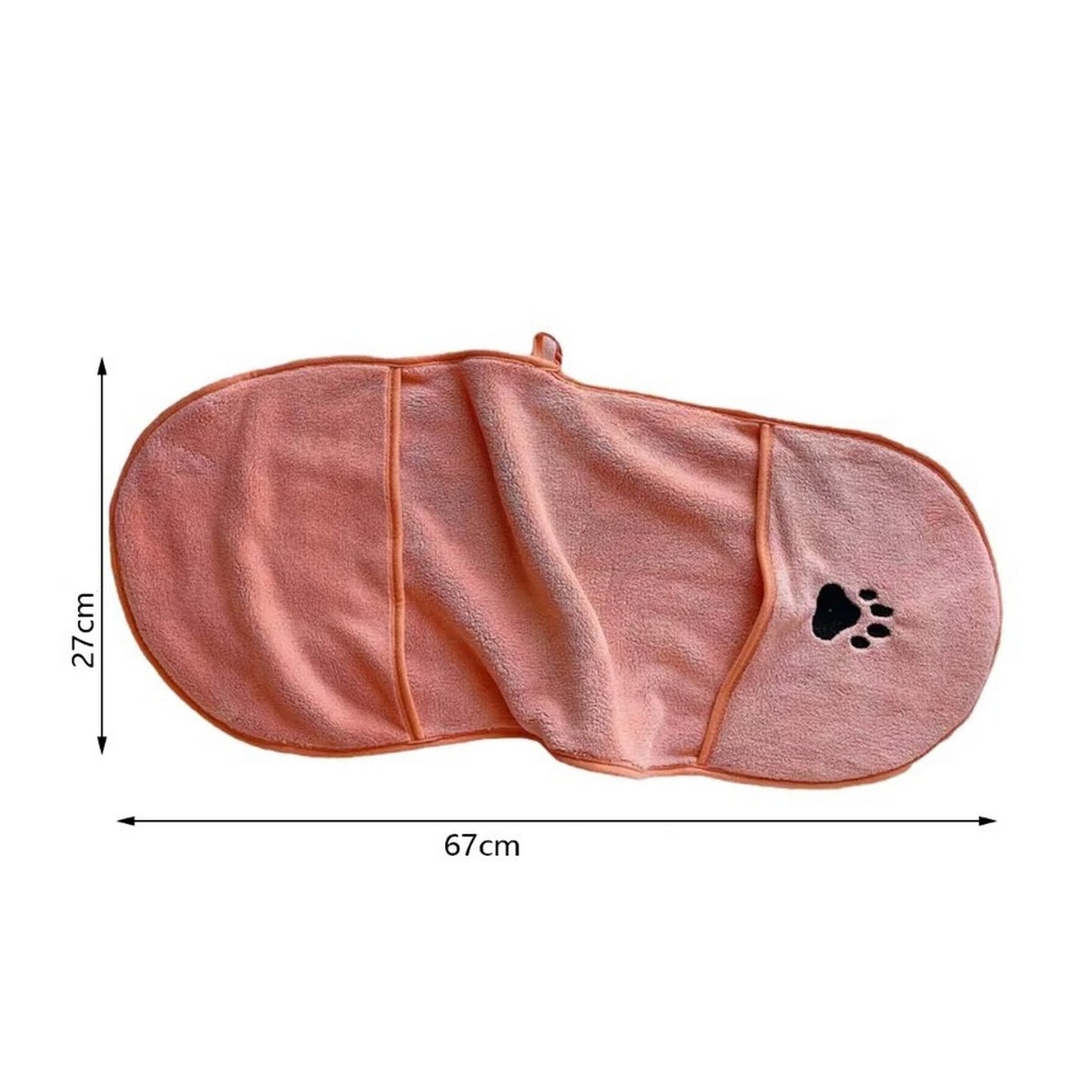 serviette bain coton chien
