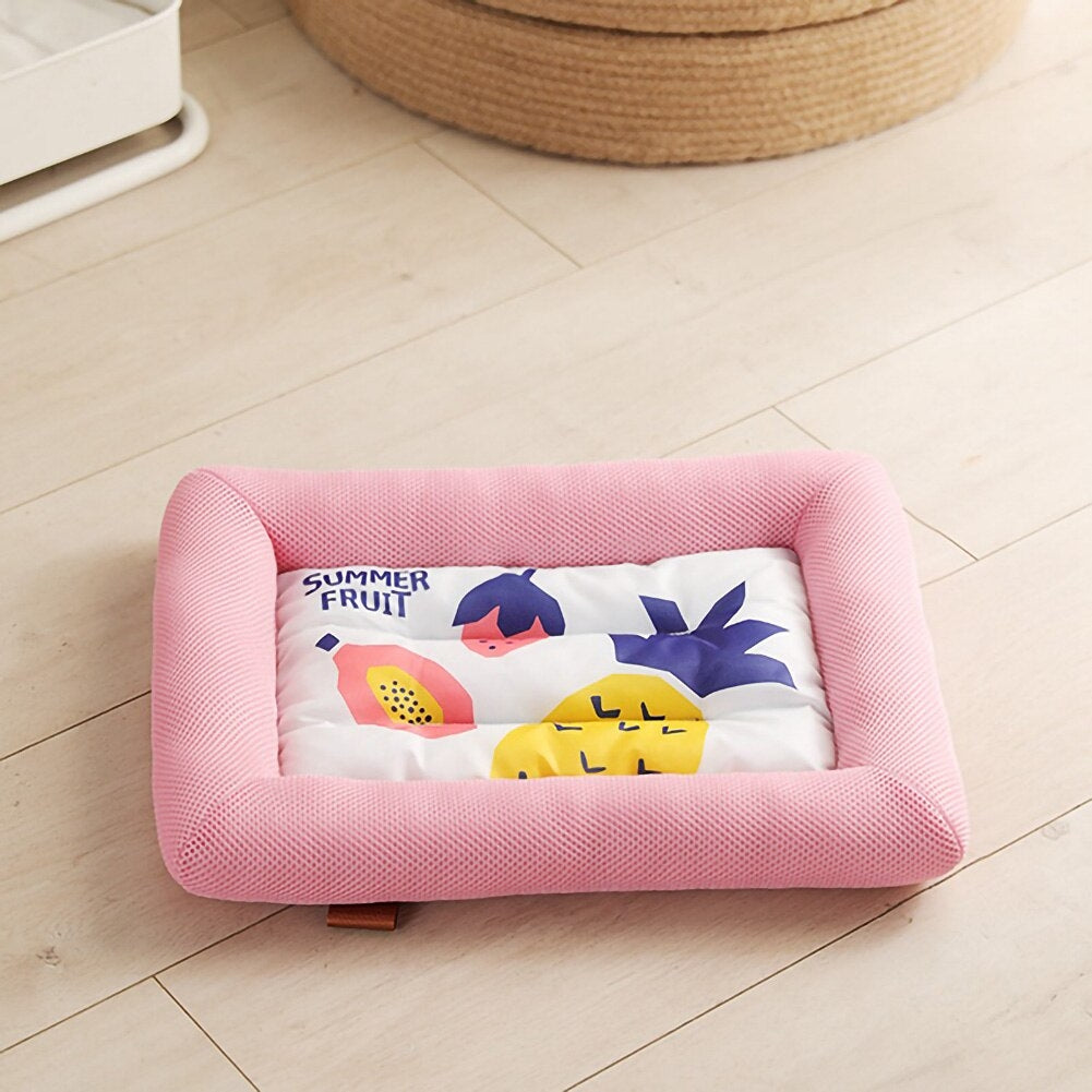 Tapis summer rose fraise