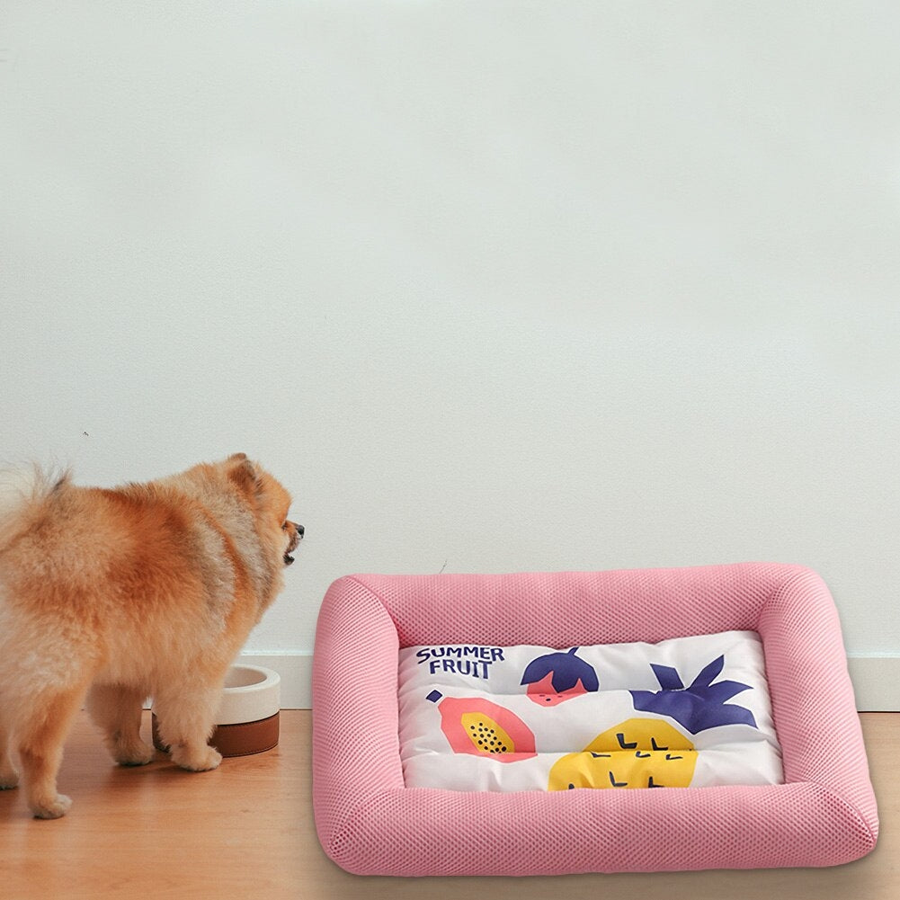 Tapis summer rose fraise