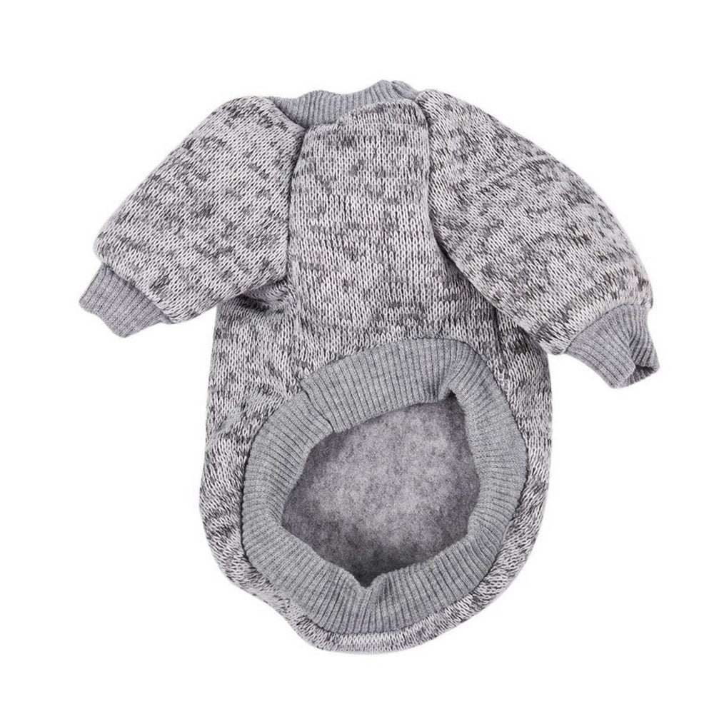Pull pour chien grisé