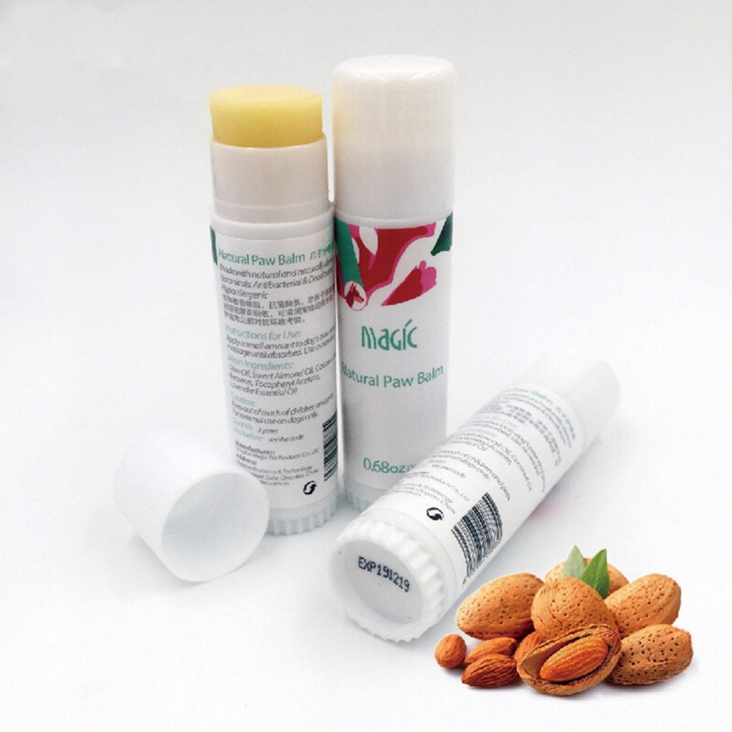 Crème amande pattes de chien