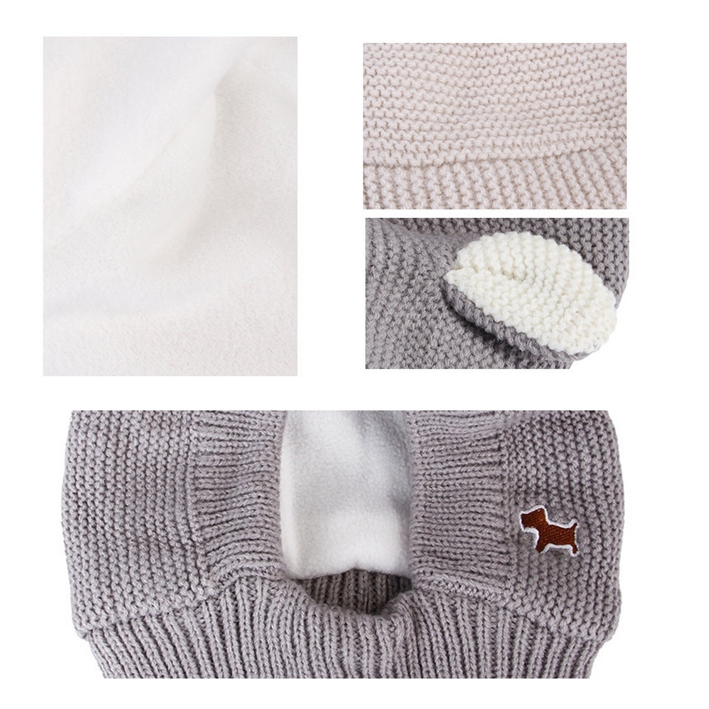 Bonnet chien neige ski