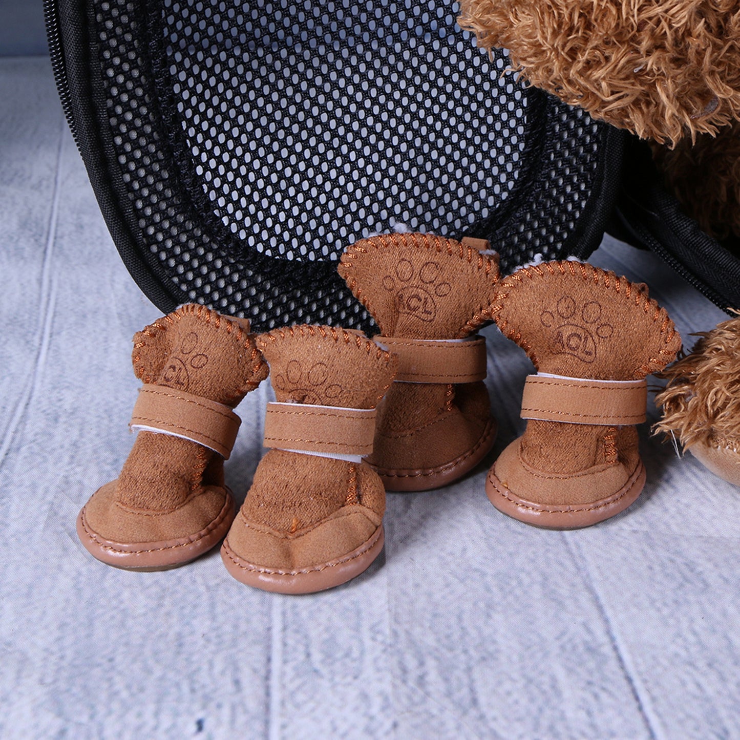 Lot 4 chaussures pour chien