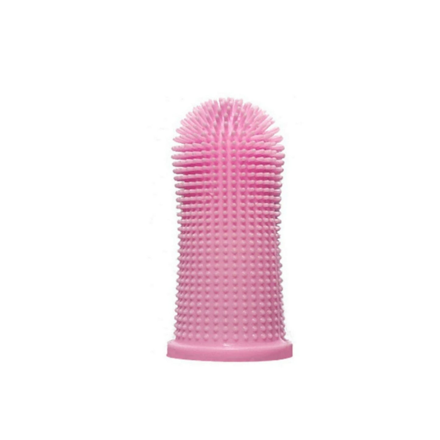 Brosse à dents roses pour chien