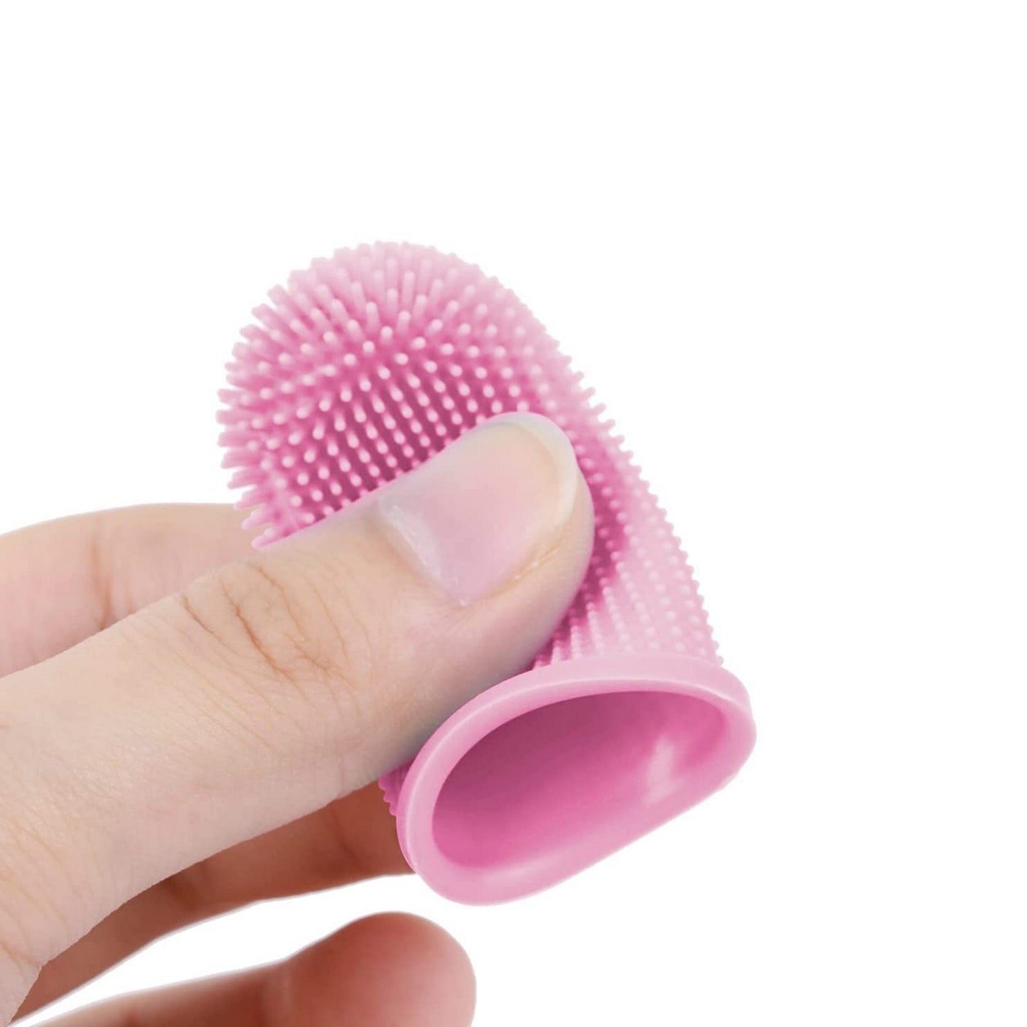 Brosse à dents chien rose