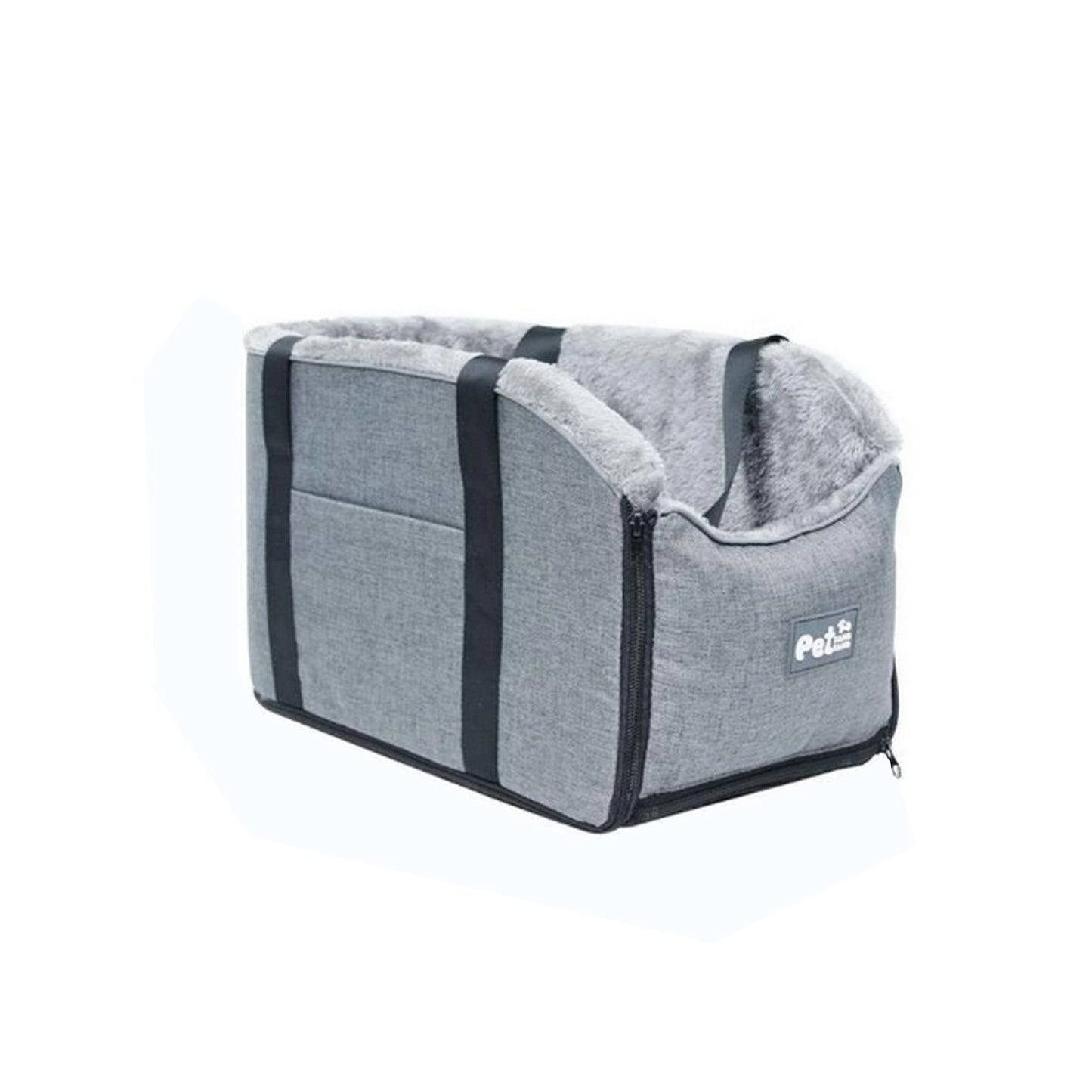 Caisse de voiture pour chien gris