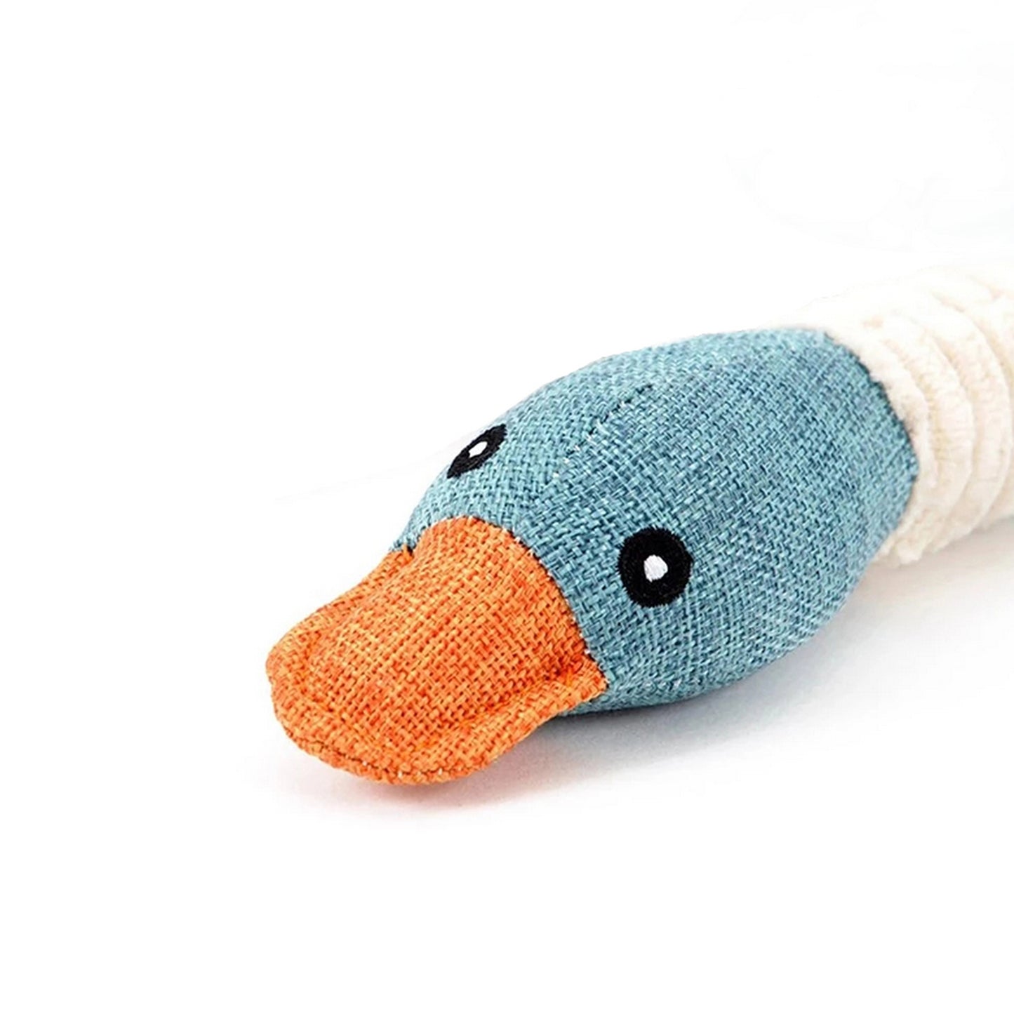 Peluche canard bleu