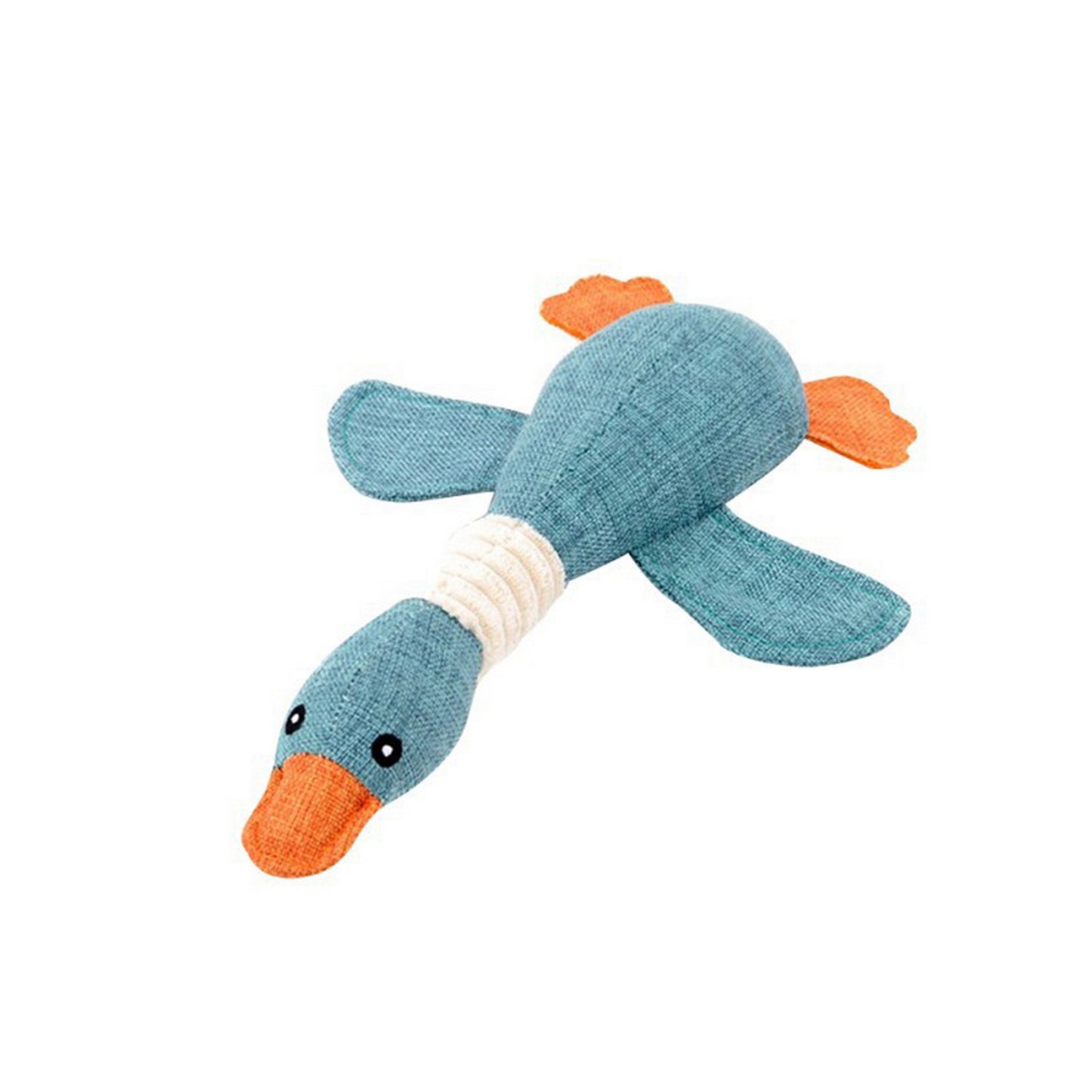 Peluche canard bleu