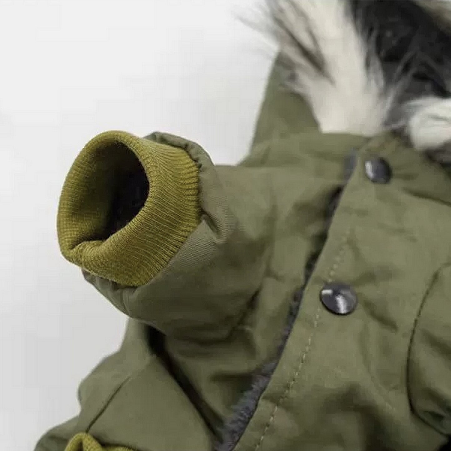 Manteau city kaki