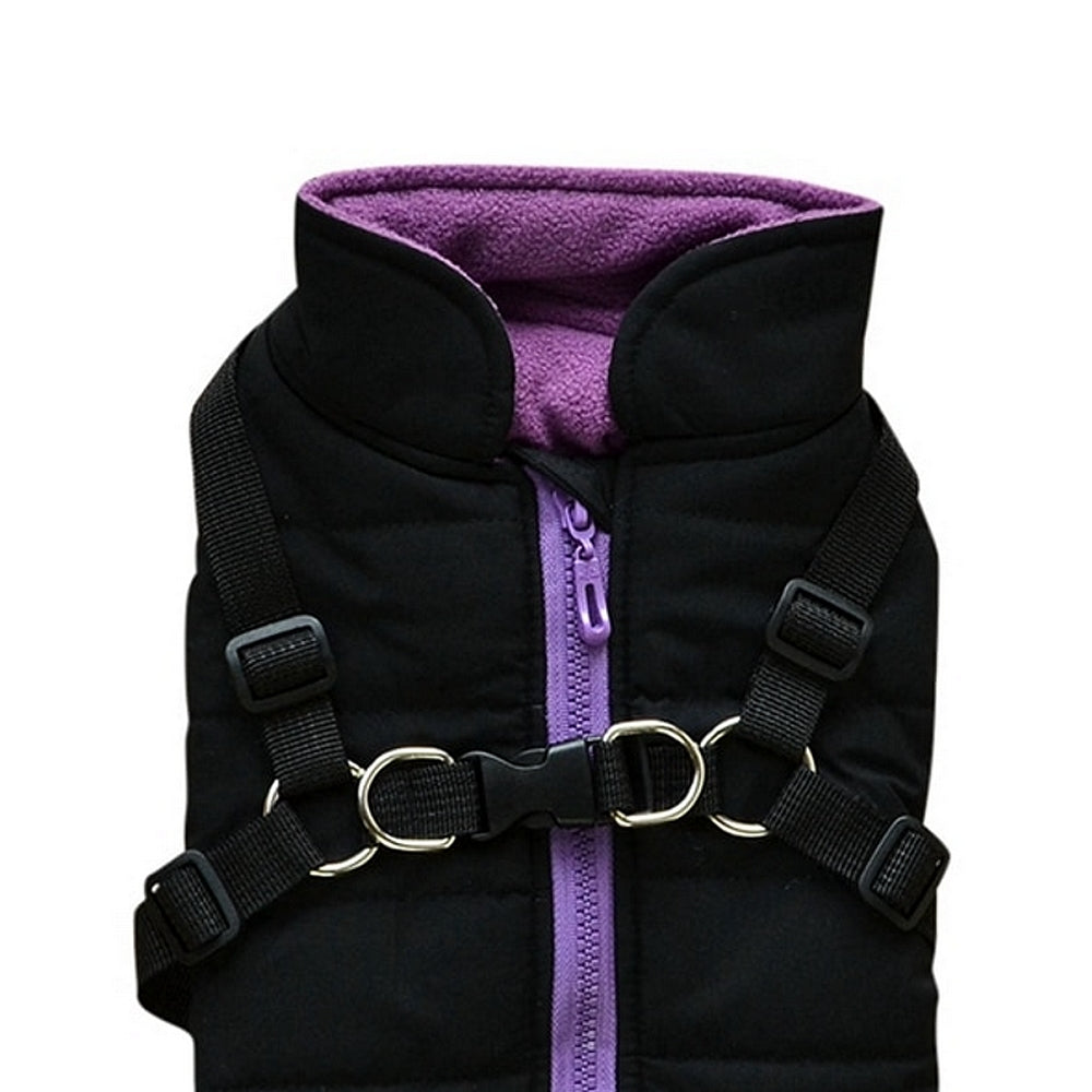 Doudoune harnais noir