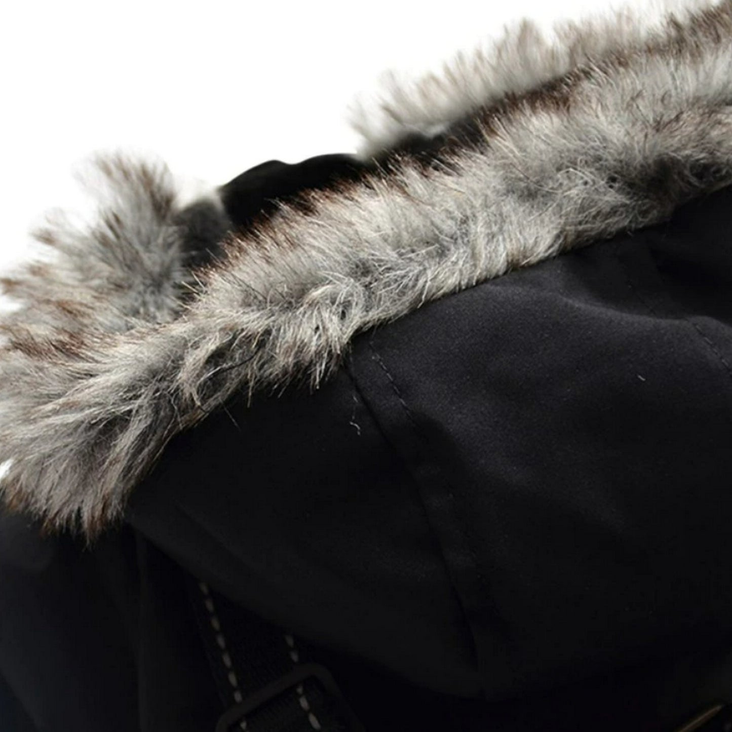 Manteau harnais noir