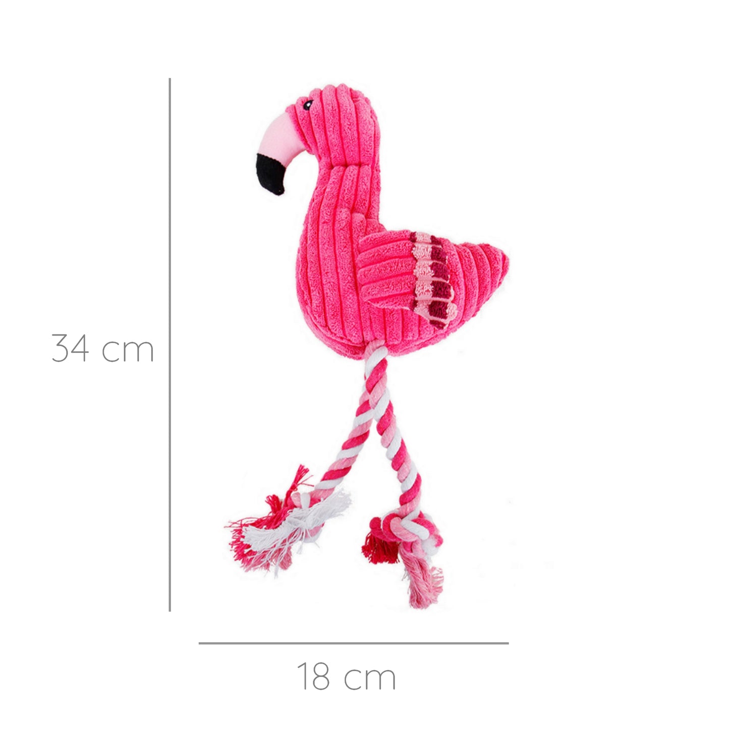 Peluche flamand rose pop