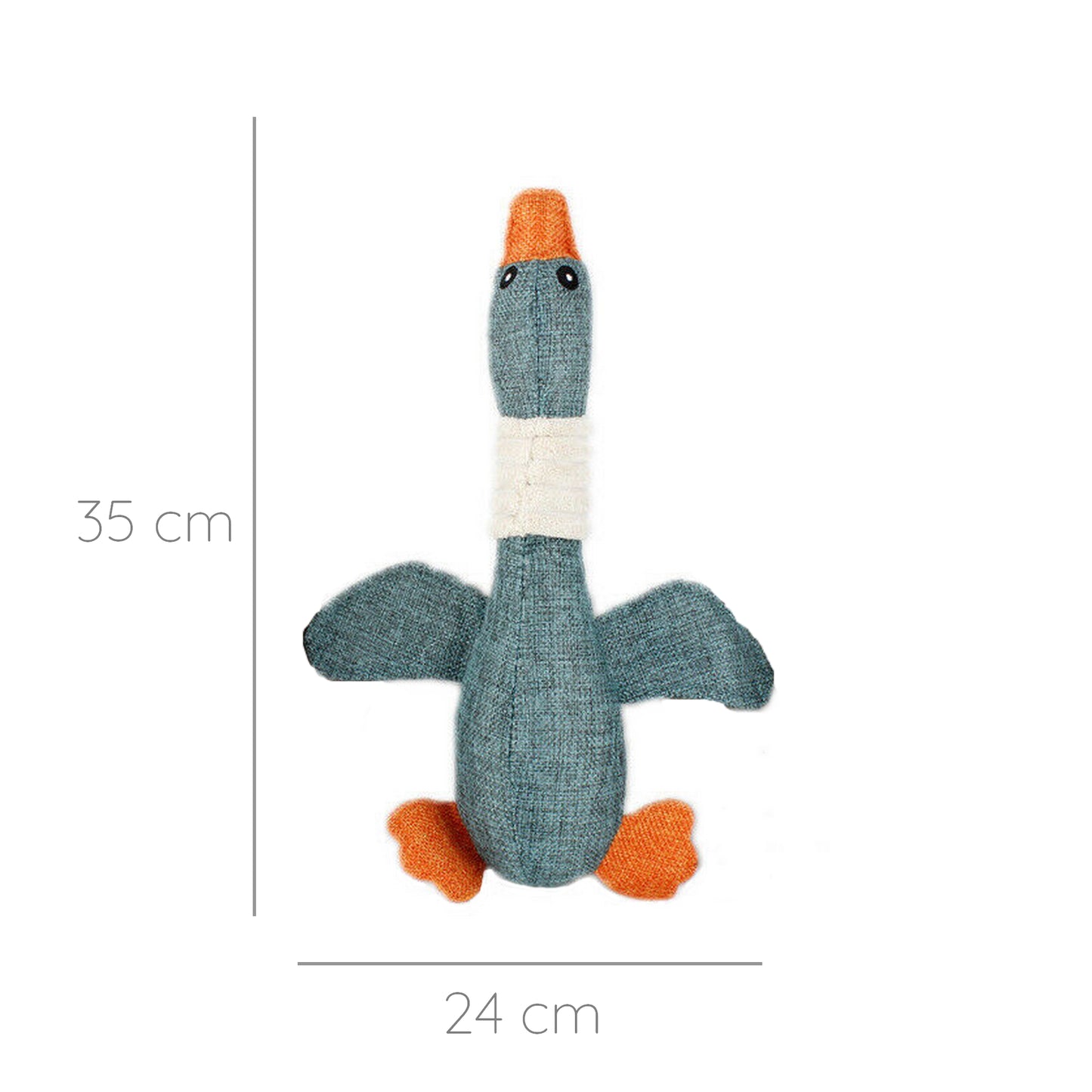Peluche canard bleu