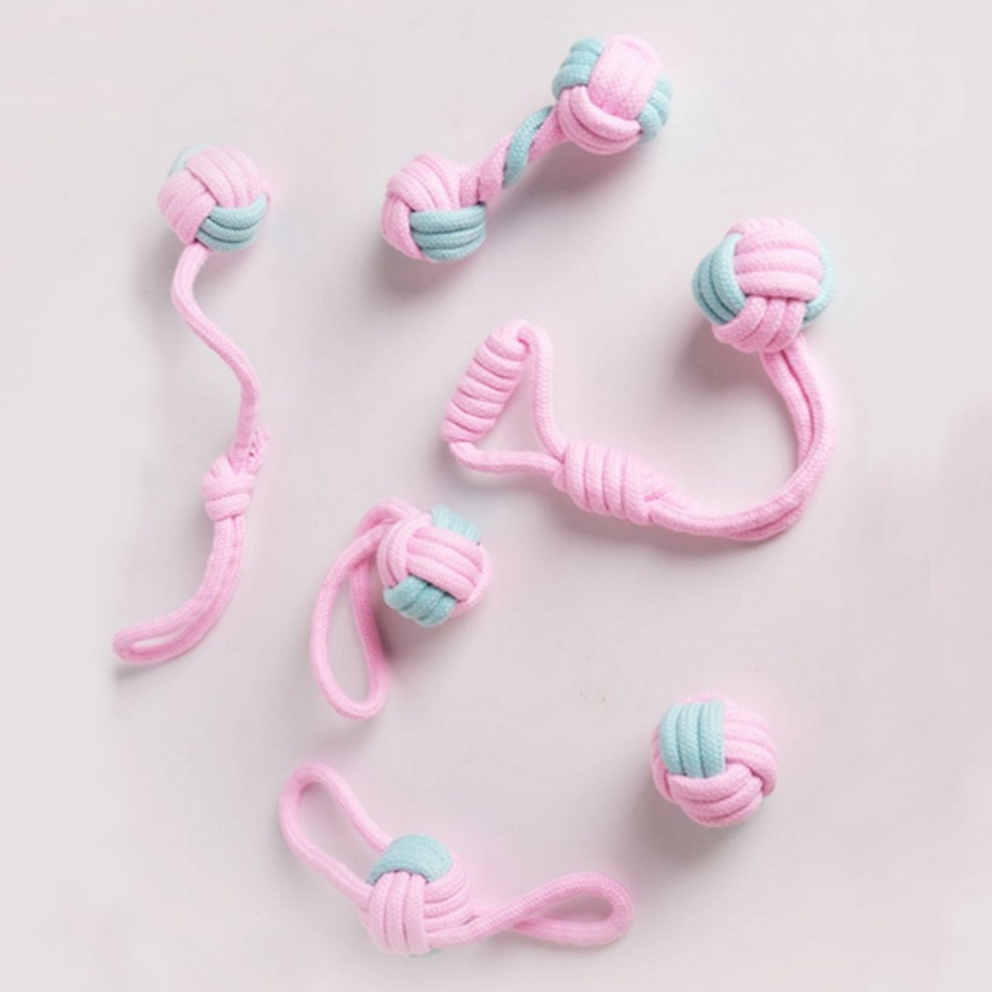 Lot 6 jouets pastel