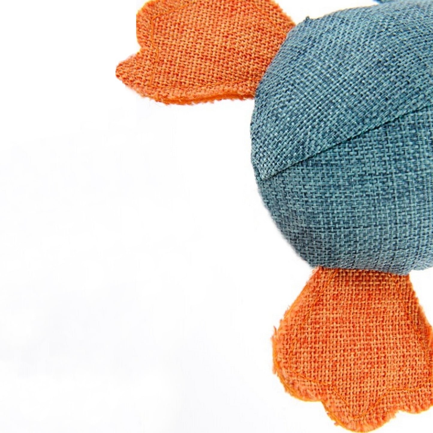 Peluche canard bleu