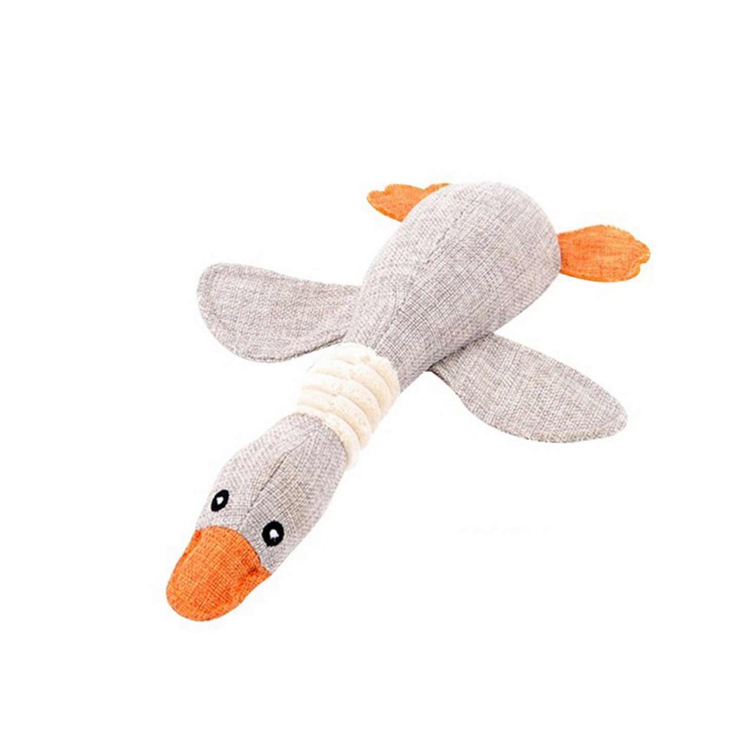 Peluche canard gris