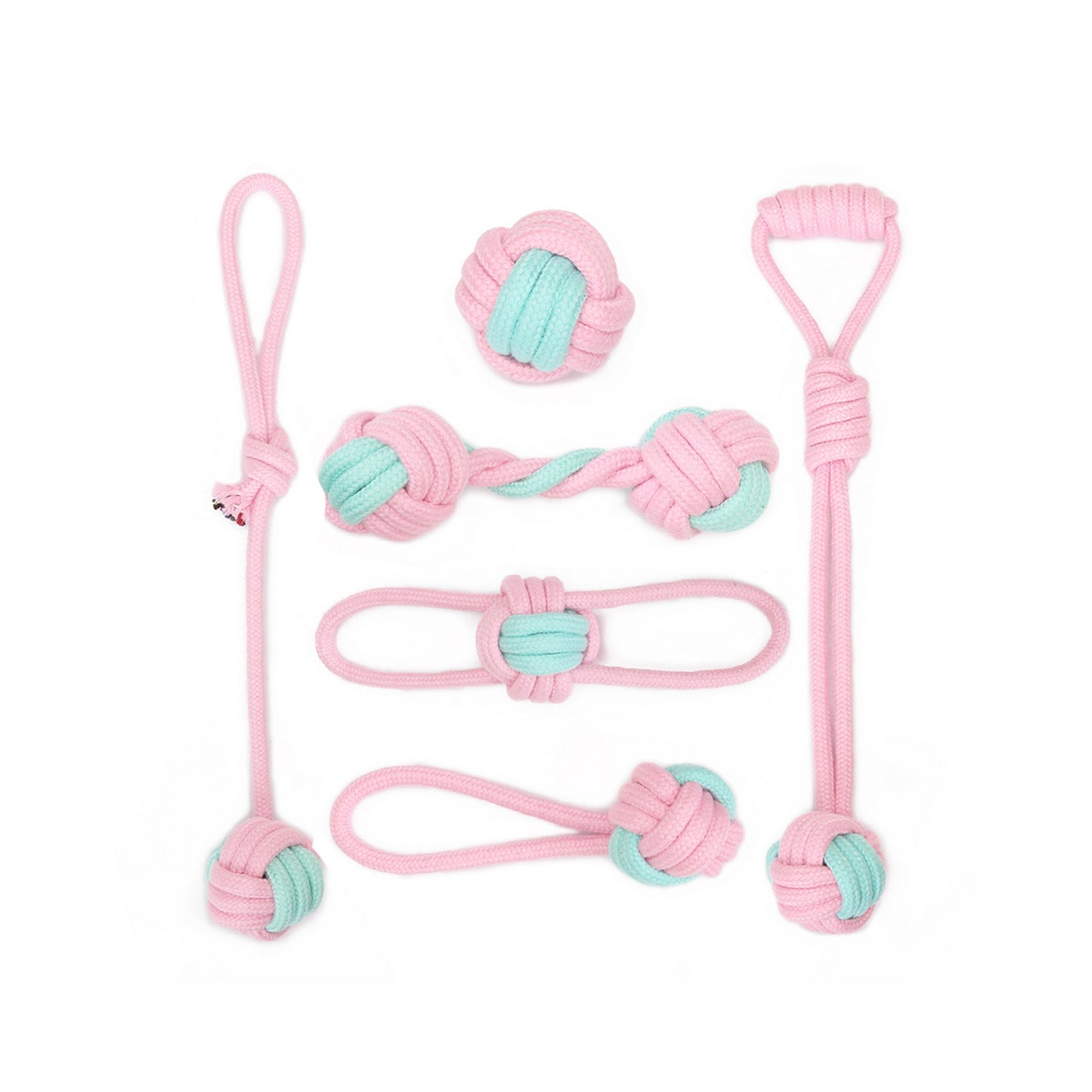 Lot 6 jouets pastel