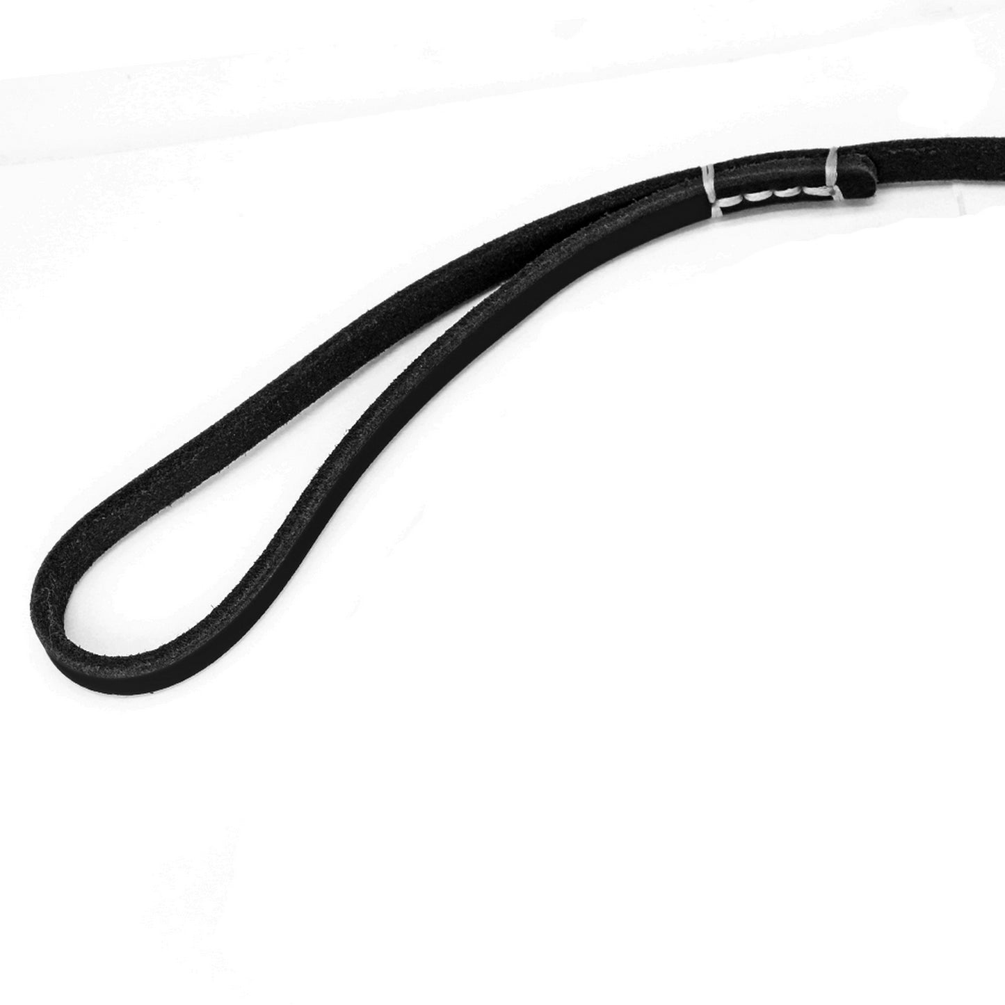 Laisse cuir noir