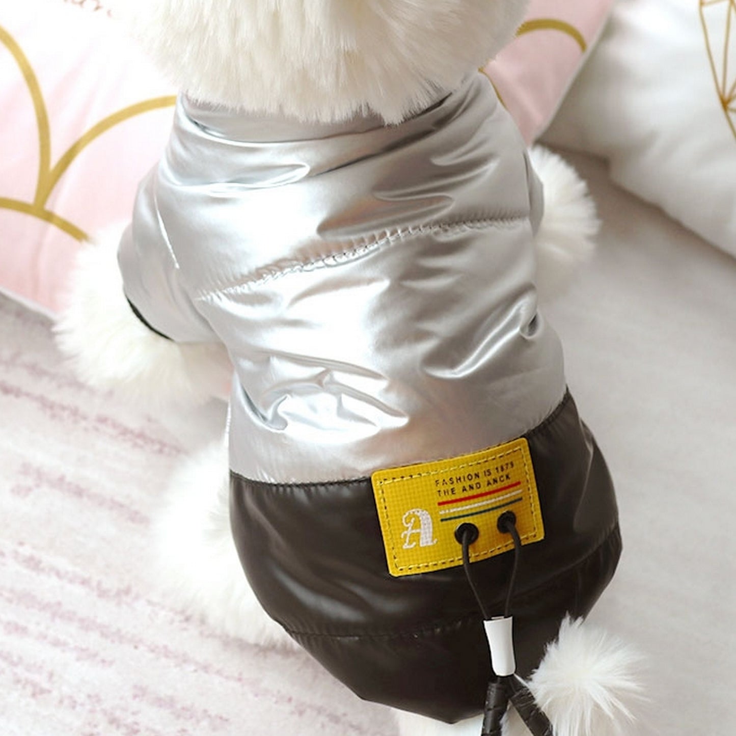Manteau argent pour chien