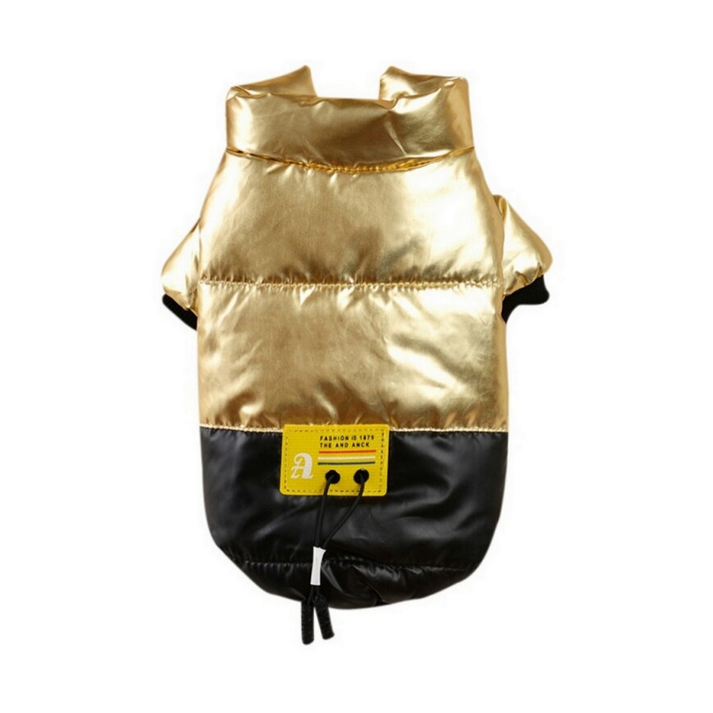 Manteau pour chien doré