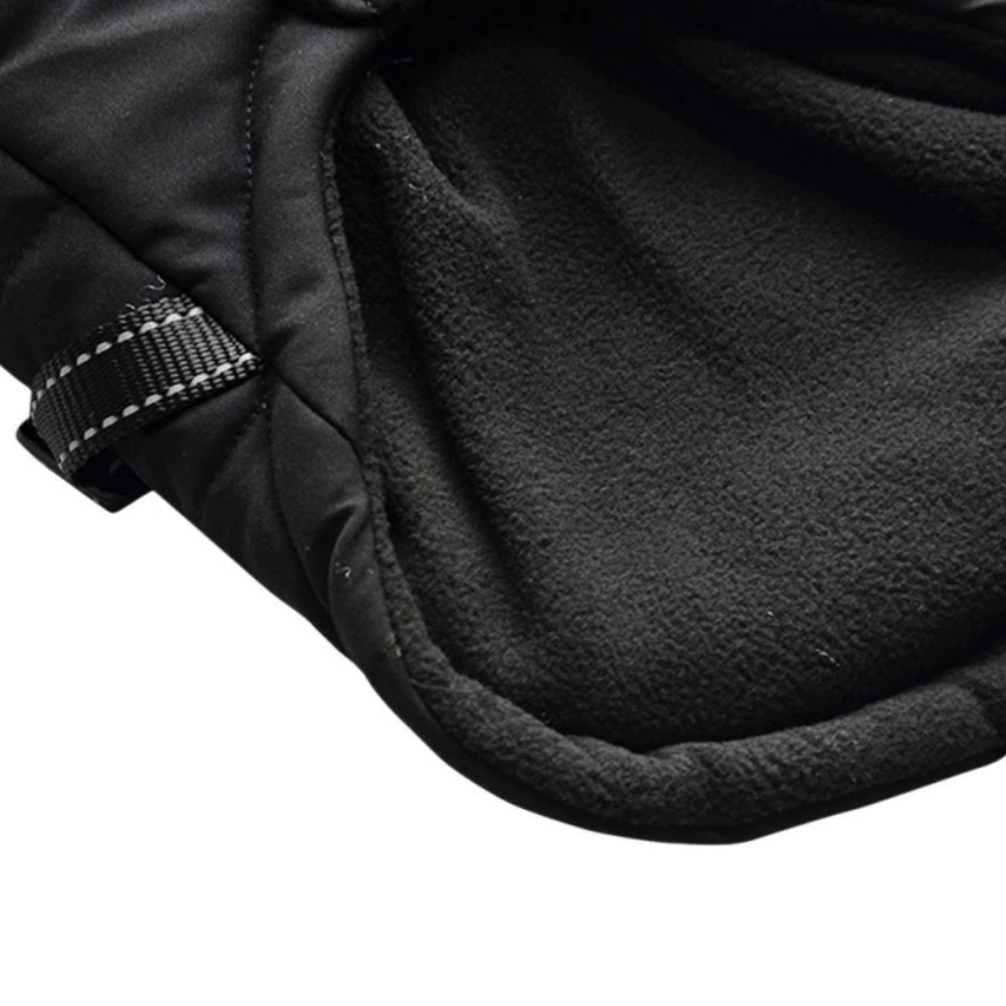 Manteau harnais noir