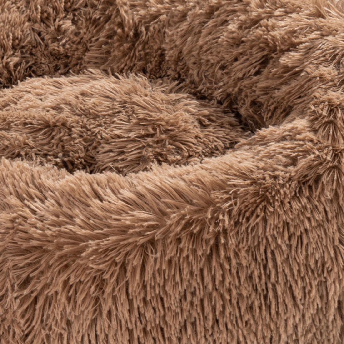 Coussin donut marron choco