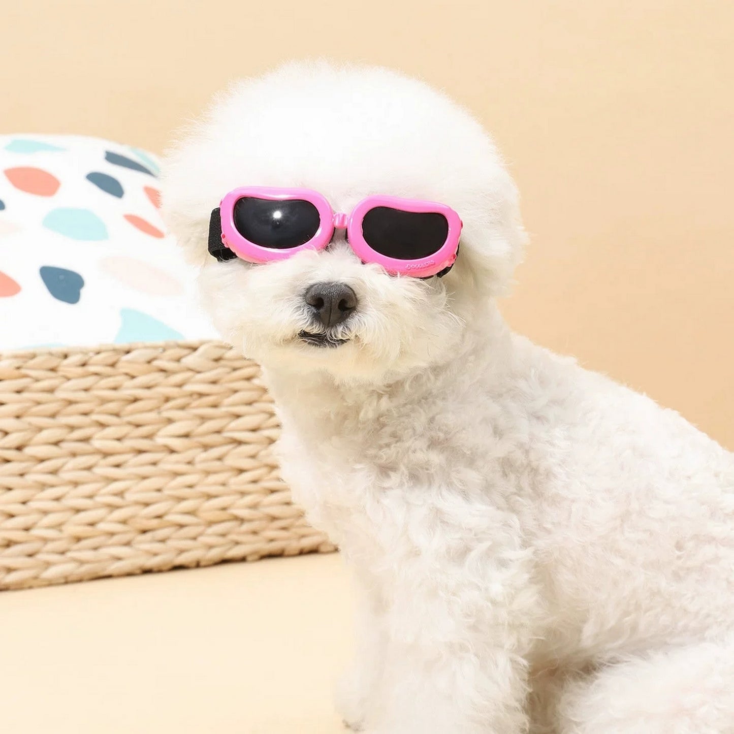Lunettes fashionista rose