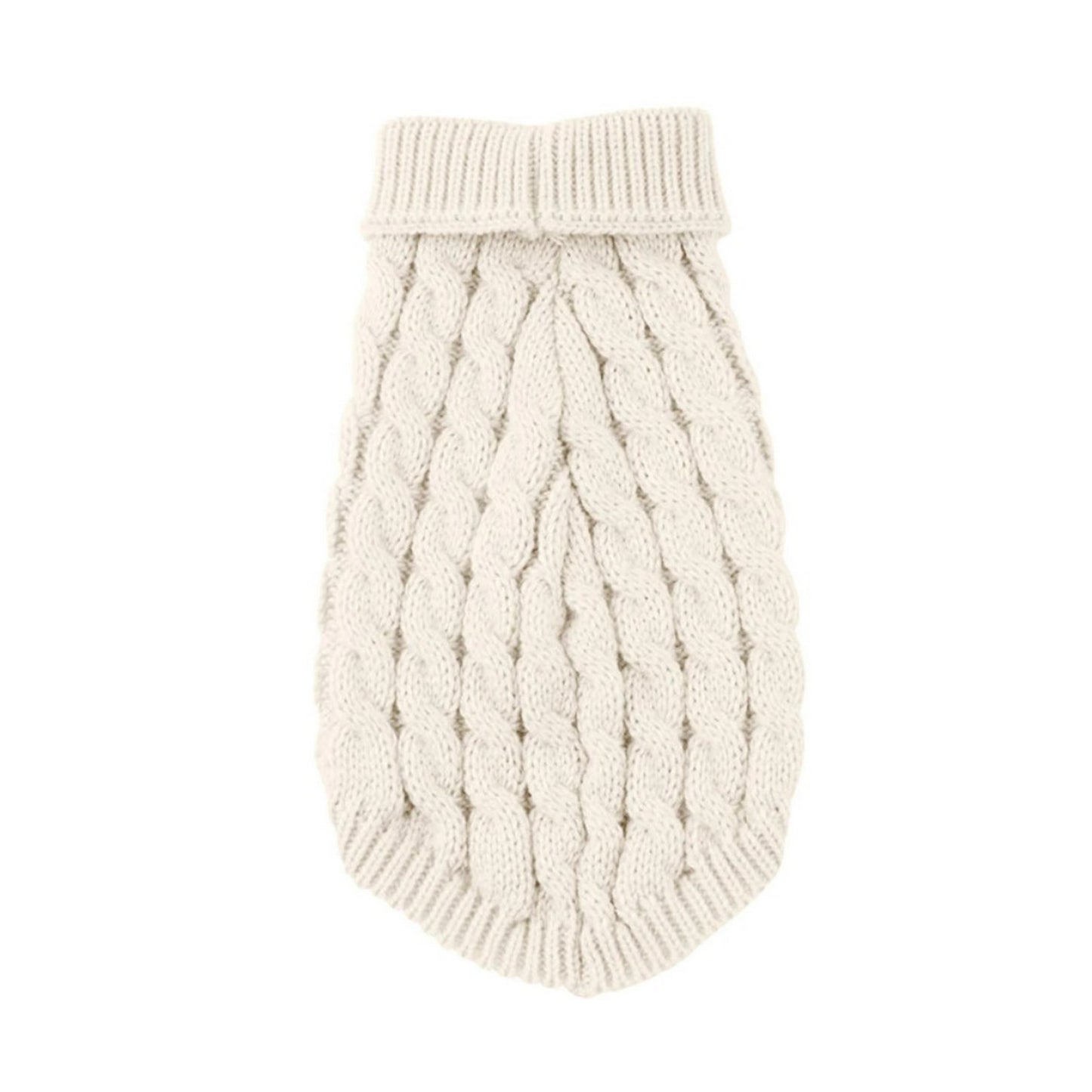 Pull blanc pour chien