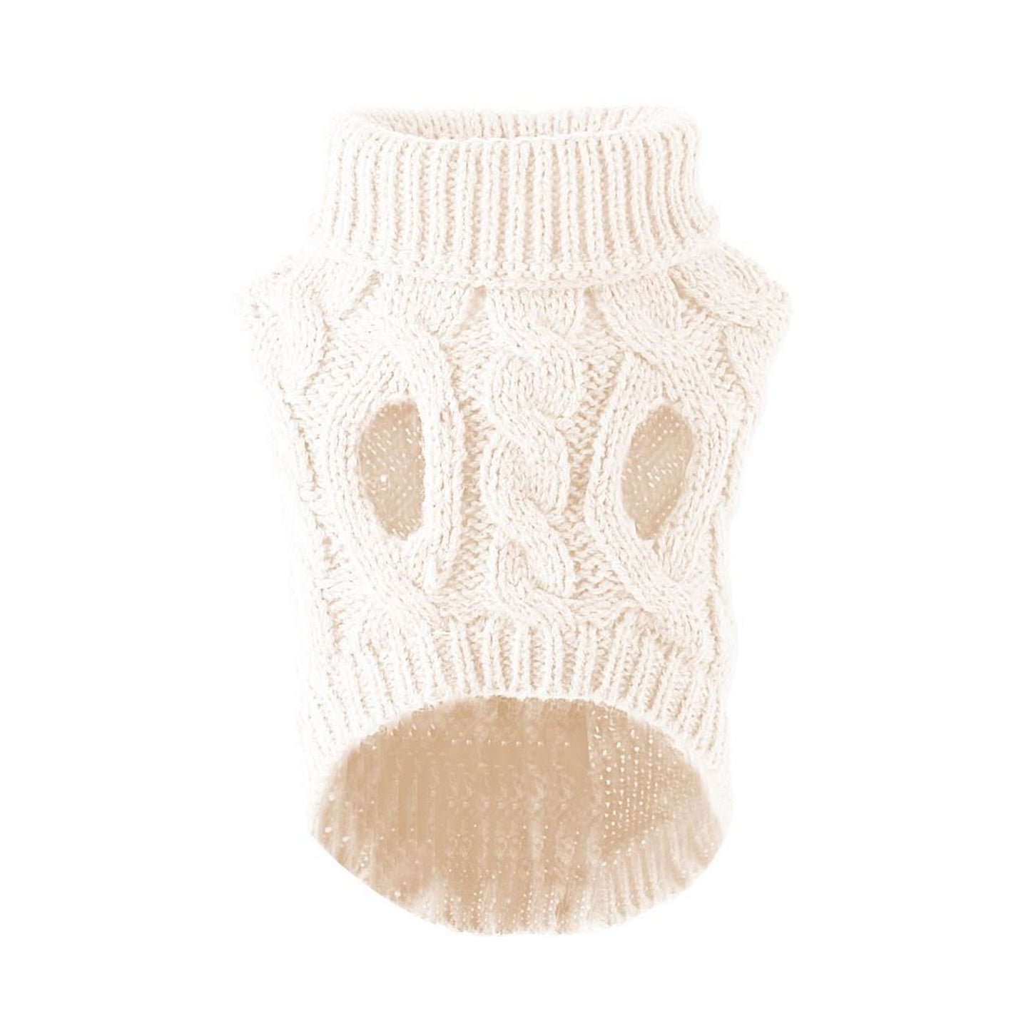 Petit pull pour chien blanc
