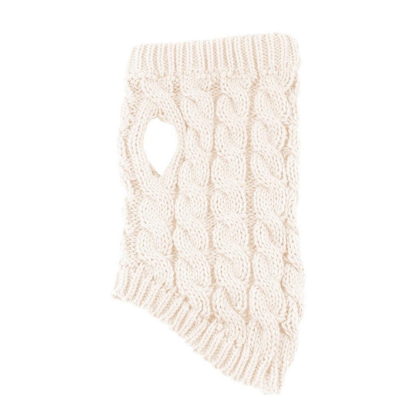 Pullover blanc pour chien