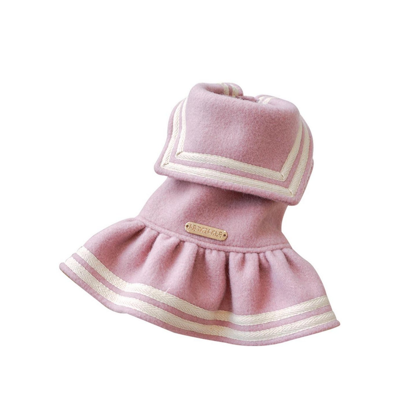 Robe feutre pour chien rose