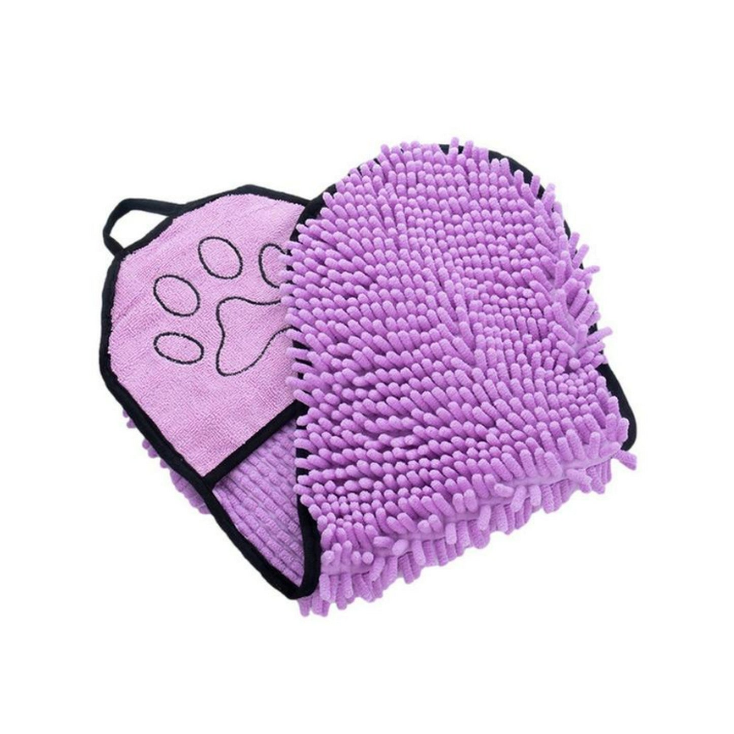 Serviette éponge absorbante pour chien