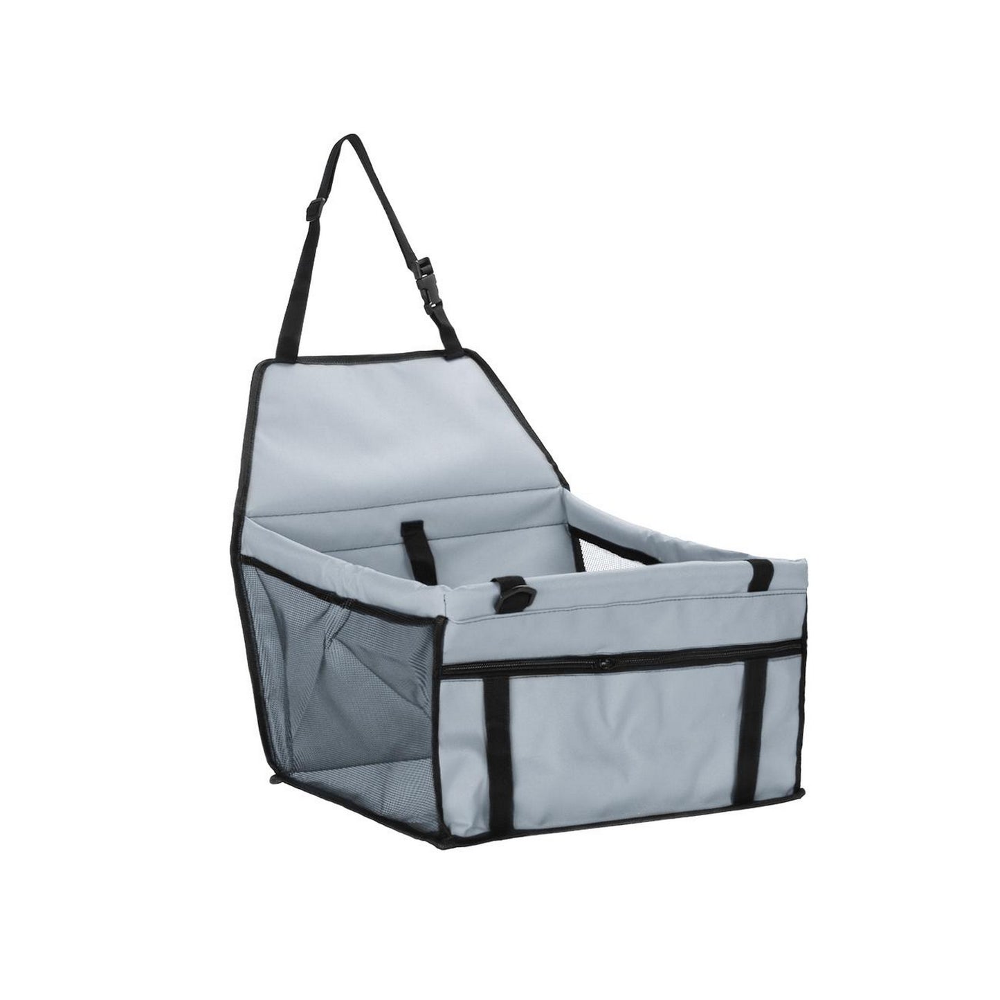 Siège de voiture gris pour chien
