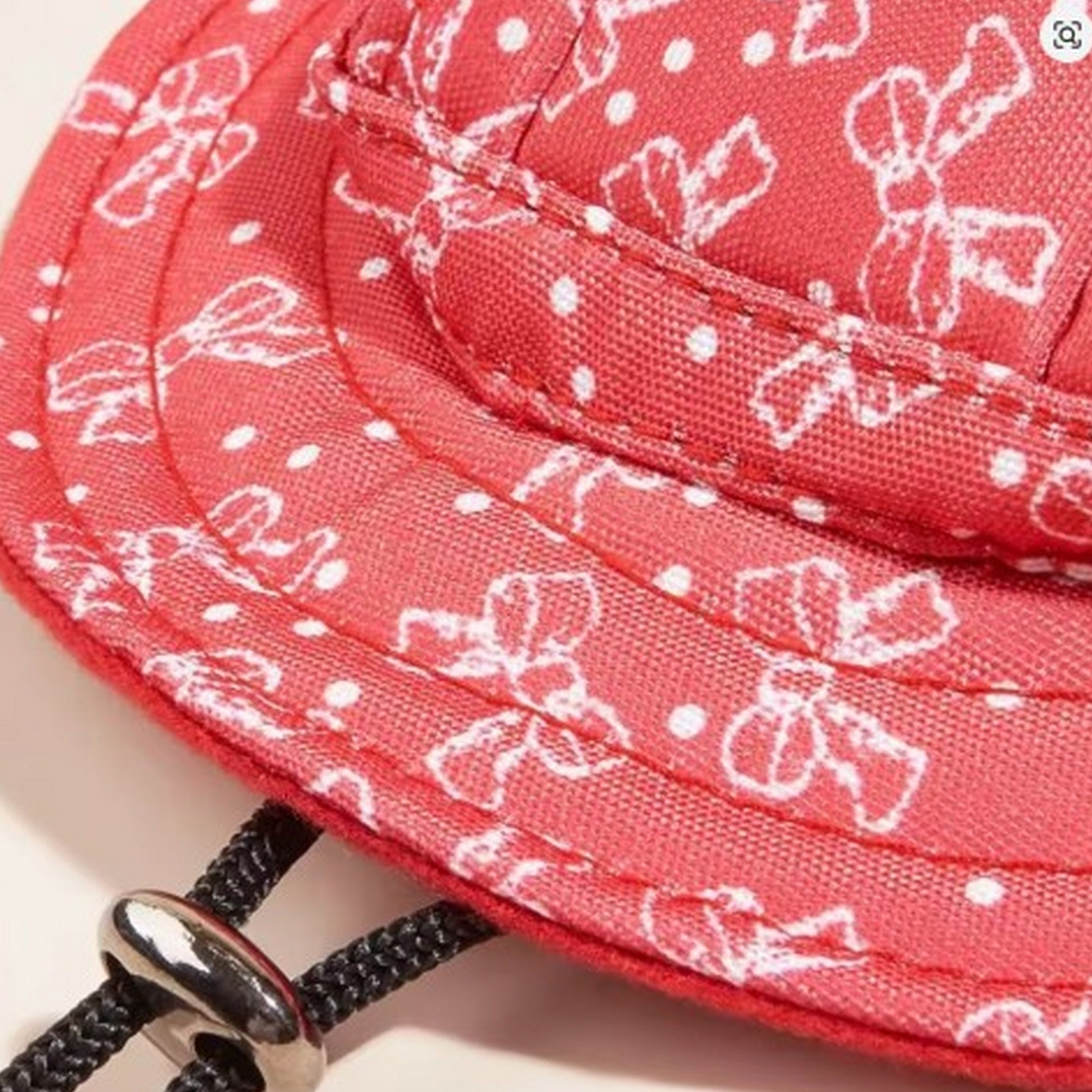Chapeau pour chien rouge