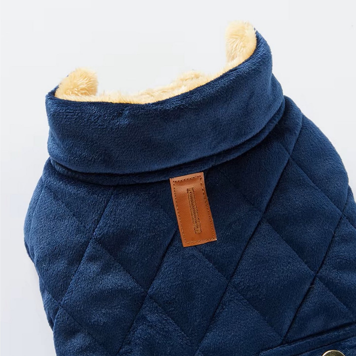 Manteau scratch bleu