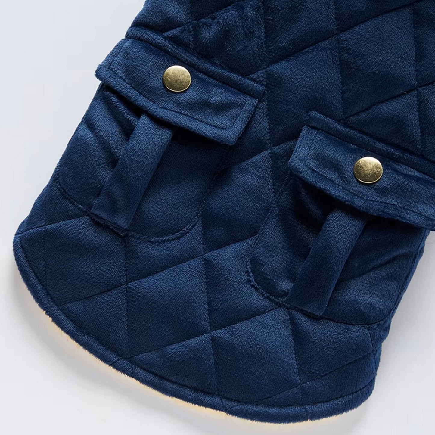 Manteau scratch bleu