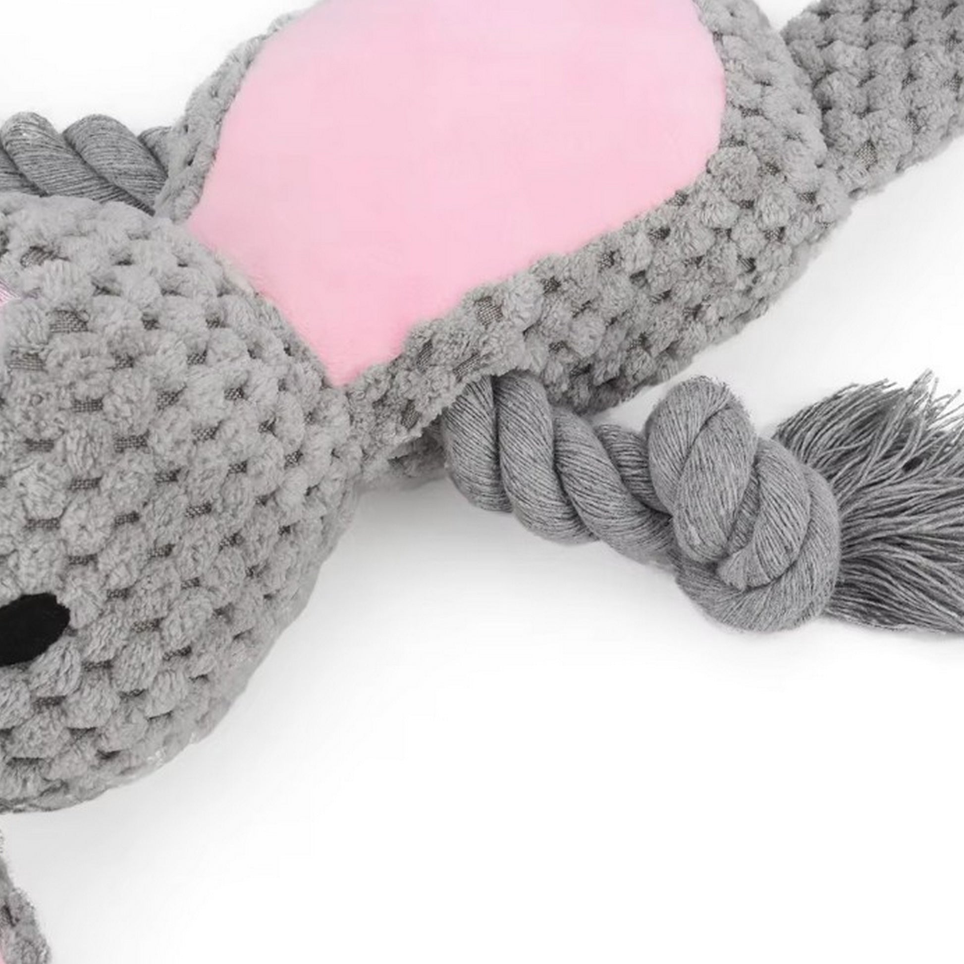 peluche pour chien lapin avec cordes