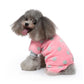 Pyjama pour chien rose à pois