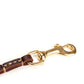 Laisse cuir marron