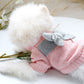Pullover pour petit chien rose