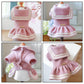 Robe pour chien rose